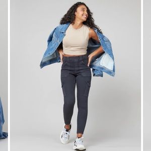 Spanx- Stretch Twill Ankle Cargo Pant
